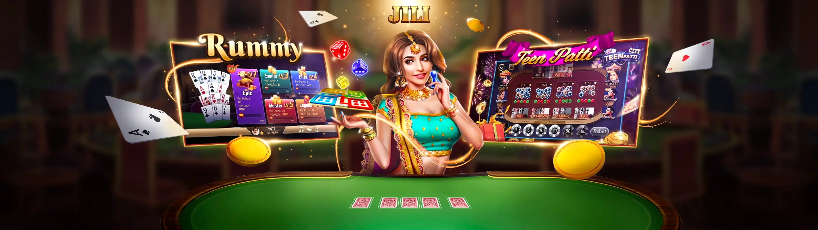 Sảnh Casino Trực Tiếp BJ88VN với người chia bài chuyên nghiệp và bàn chơi sôi động